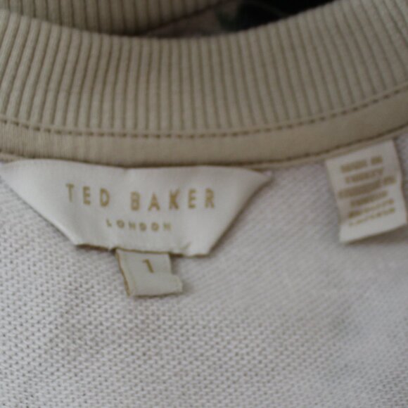 Ted Baker London Sonoma Printed Sweater abstract print Woman's size  EU 1/ US 4 - Picture 8 of 11